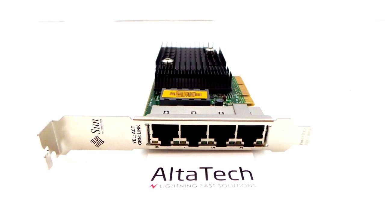 Sun Microsystems 501-7606_FH Quad-Port Network Adapter w/ Long Bracket, Used