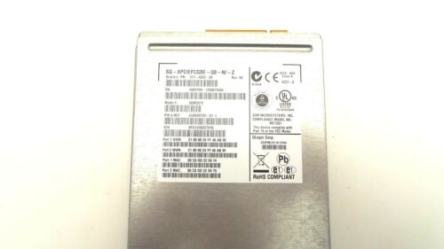 Sun Microsystems 371-4522 Oracle  8GB FC Fibre Channel Dual Port PCI-E Gigabit Ethernet Module, Used