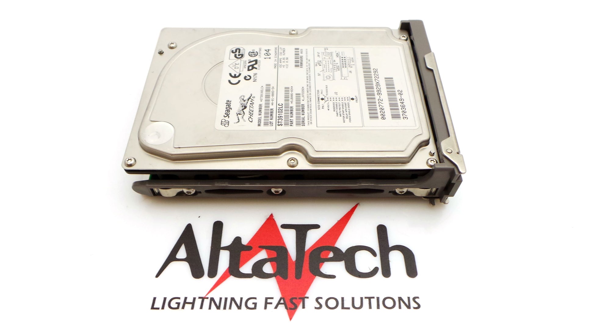 Sun Microsystems 540-3881 9.1GB 80-Pin SCA SCSI Hard Disk Drive, Used