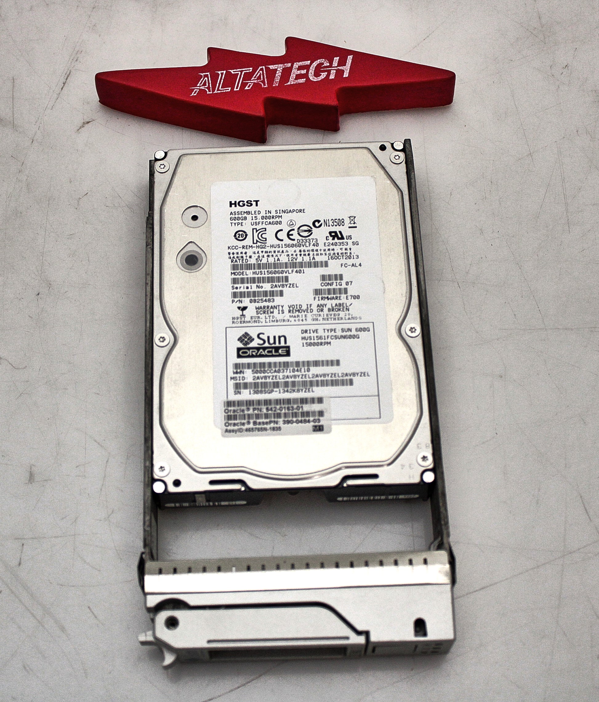 Sun Microsystems 542-0163 600GB 15K F/C, Used