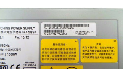 Sun Microsystems 7044130 Oracle A258 1000W AC Power Supply - Sun Server X3-2L, Used