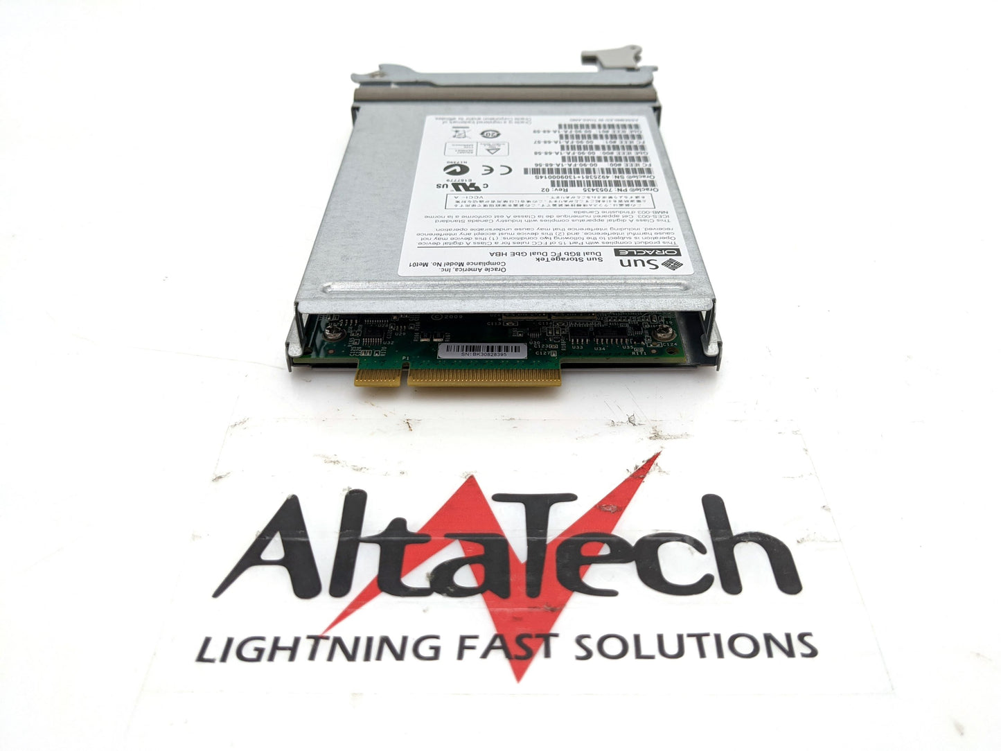 Sun Microsystems 7053435 StorageTek Dual 8Gbps FC, Dual 1GbE Host Bus Adapter, Used