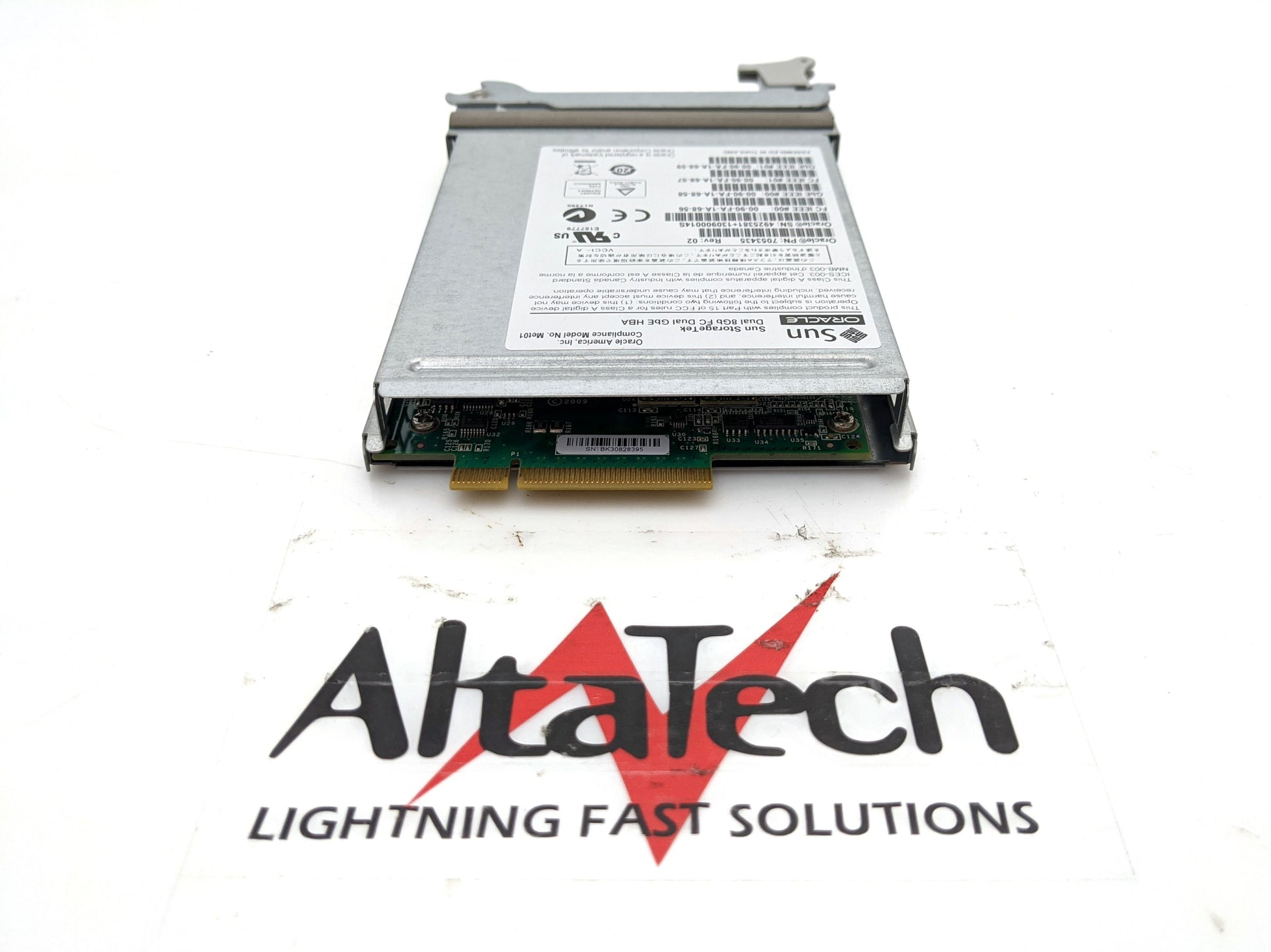 Sun Microsystems 7053435 StorageTek Dual 8Gbps FC, Dual 1GbE Host Bus Adapter, Used