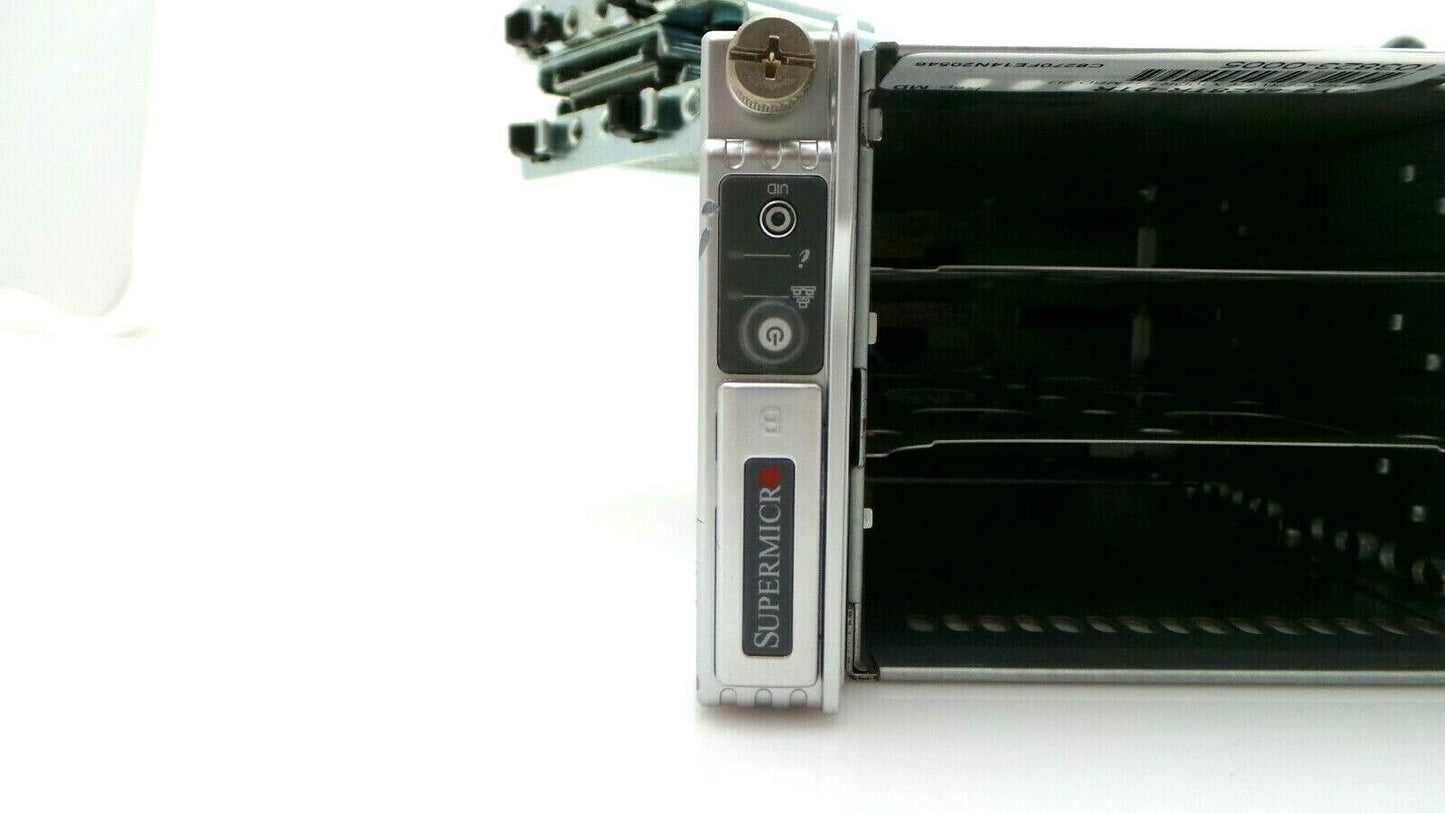 SuperMicro SYS-6028TR-DTR 128GB DDR4 RAM 4x E5-2620v3 CPU 2x 1280W PSU, Used